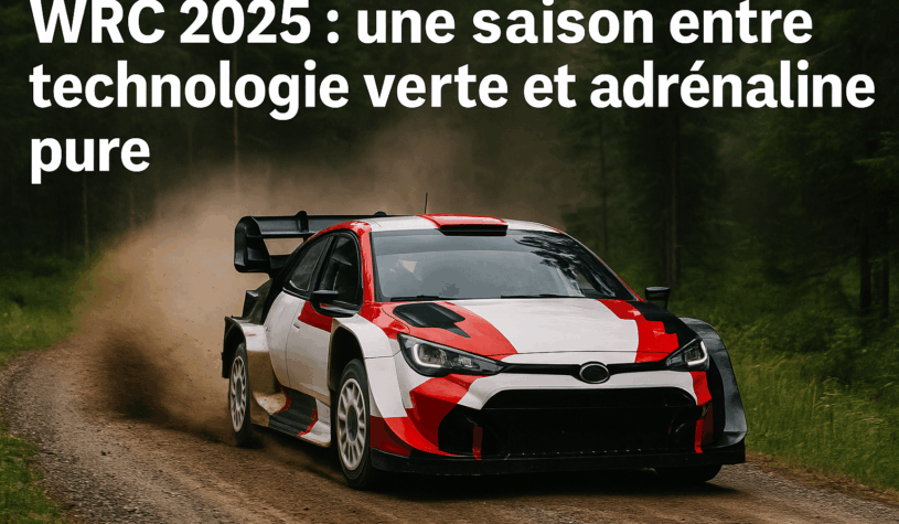 Titre : WRC 2025 : une saison entre technologie verte et adrénaline pure