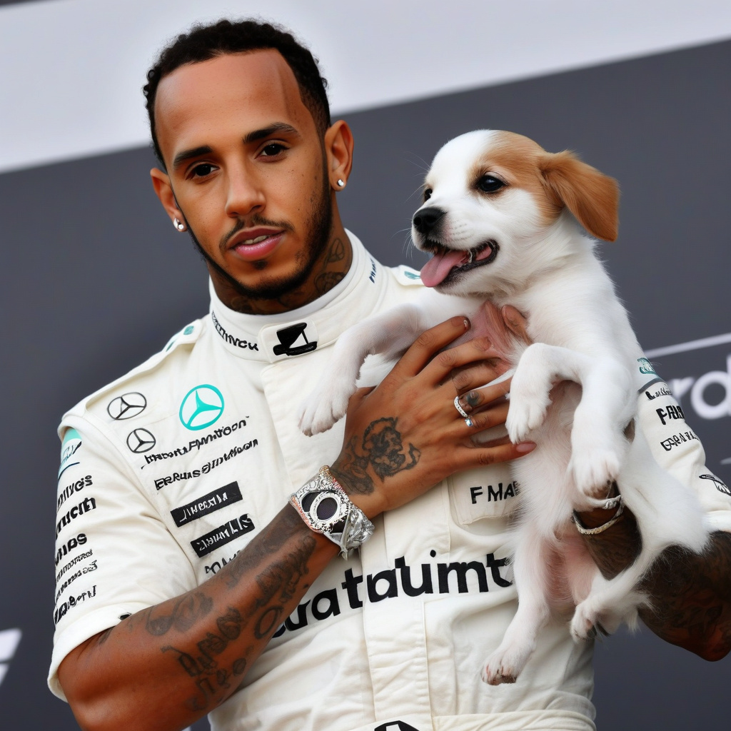 La perte déchirante de Roscoe : Lewis Hamilton fait ses adieux à son fidèle compagnon