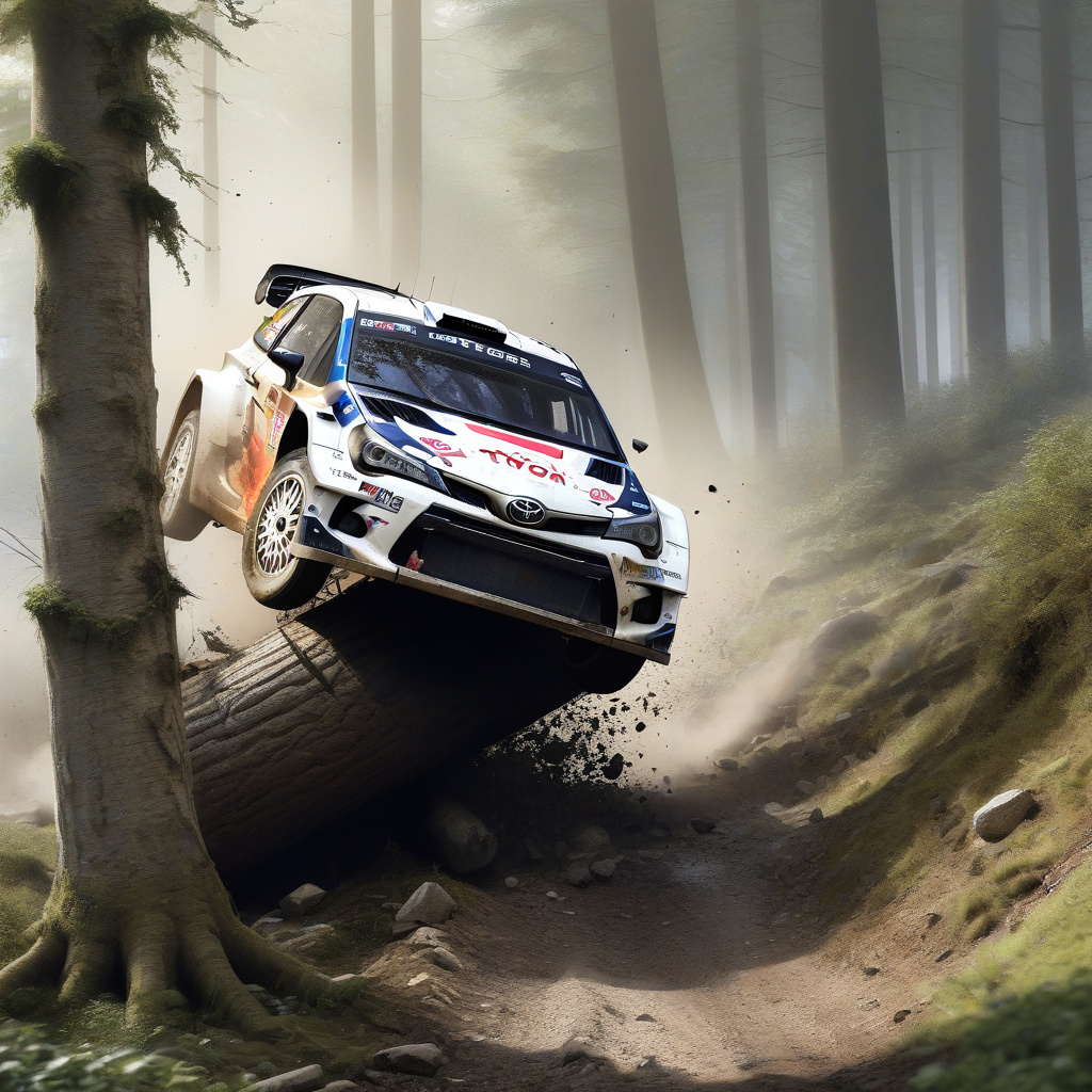 Rallye d’Europe centrale – Crash dans un arbre : Sébastien Ogier (Toyota), abandon et coup dur dans la course au titre