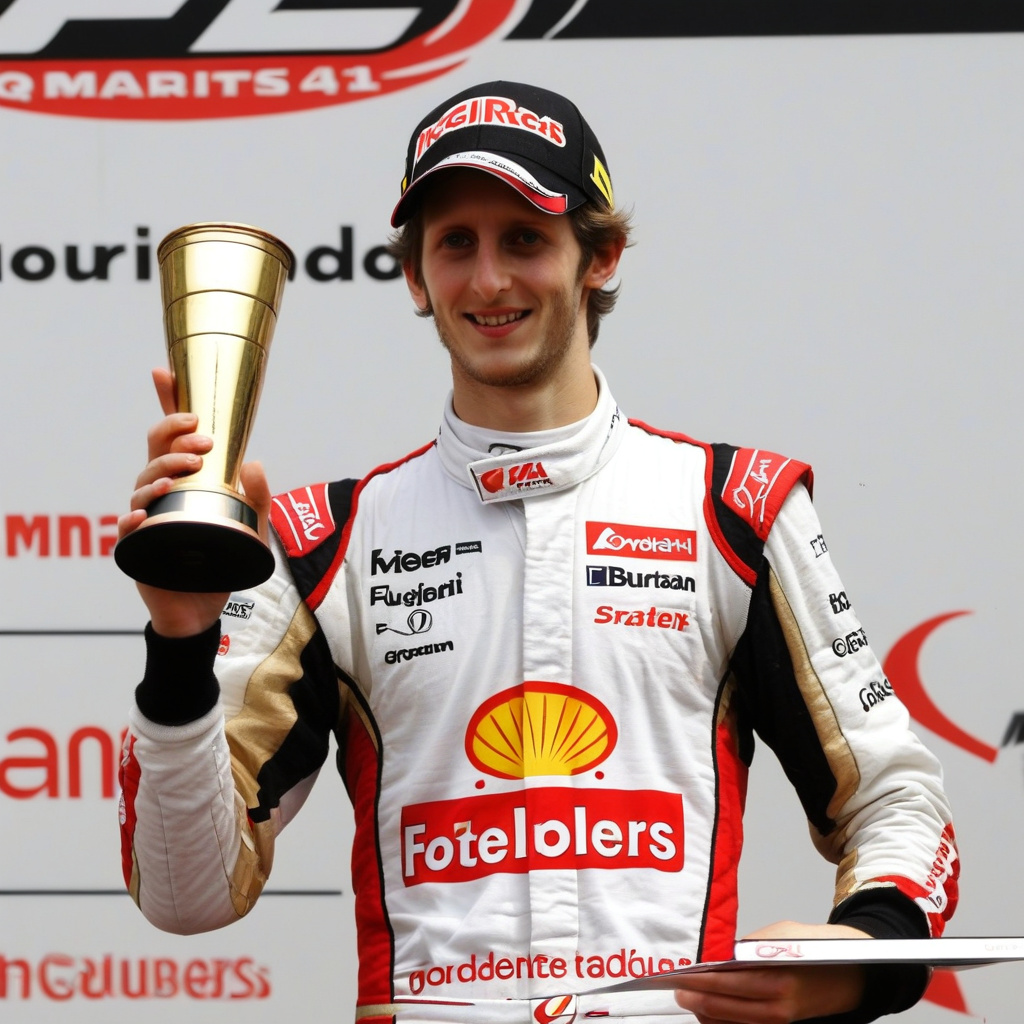 Il y a 12 ans, le plus beau podium de Romain Grosjean en F1