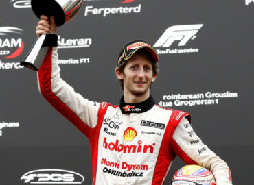 Il y a 12 ans, le plus beau podium de Romain Grosjean en F1