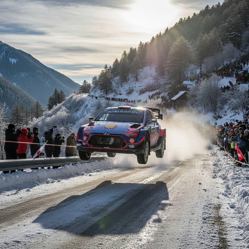 Solberg prend les devants au Rallye Monte-Carlo
