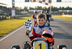 Owen Frontier, 10 ans, déjà champion en titre du championnat de karting