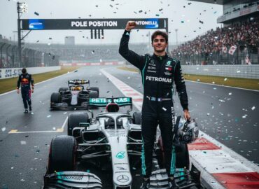 Antonelli s’empare de la pole à Suzuka, Verstappen éliminé