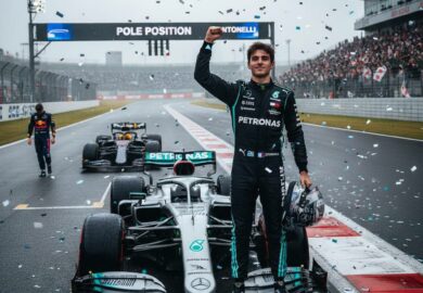 Antonelli s’empare de la pole à Suzuka, Verstappen éliminé