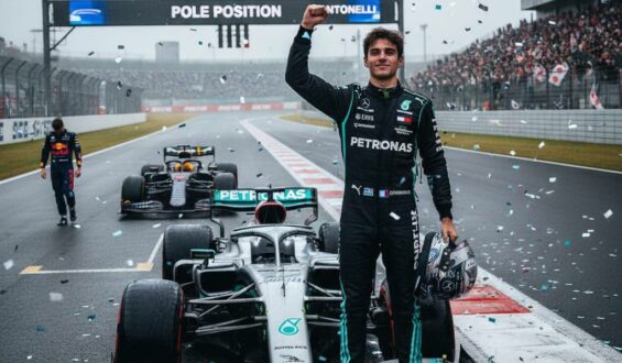 Antonelli s’empare de la pole à Suzuka, Verstappen éliminé