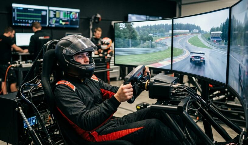 Du simulateur au podium : le virtuel au volant du sport automobile